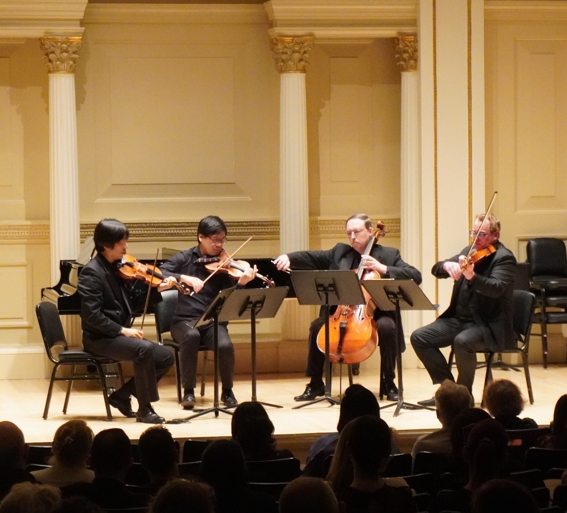 Staff and contractors at work